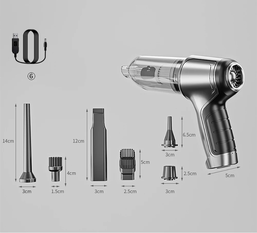 Super Useful™ Handheld Vacuum — No-Touch Bug Catcher for Home & Car